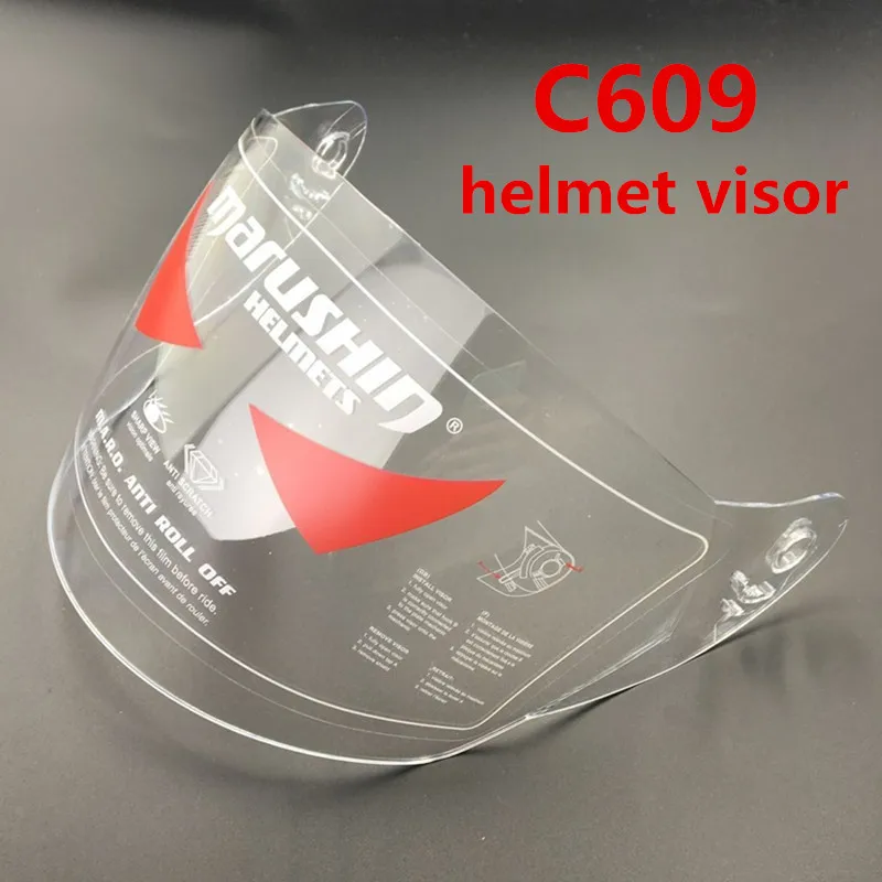 

For Marushin C609 helmet lens face shield for marushin helmets visor marushin 3/4 vintage helmet glass clear and colorful visor