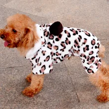 Special offer to buy 2015 new products sell like hot cakes pet clothes fashion winter four legs a pullover leopard print fleece