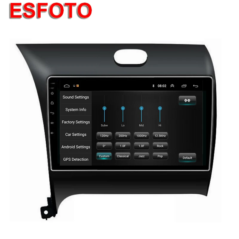 Android 8 1 2 DIN Автомобильный dvd радио GPS для кіа CERATO K3 Форте 2013 2014 2015 2016 головное
