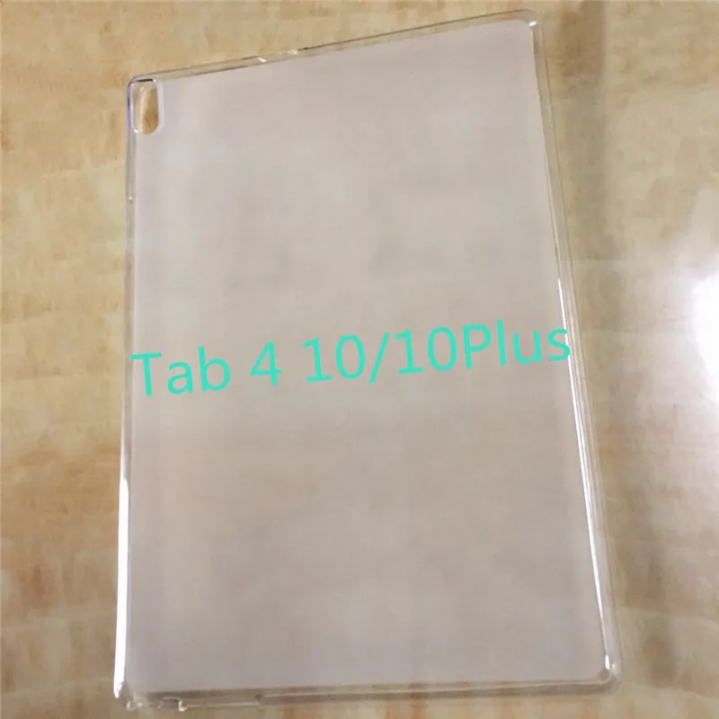 Мягкий силиконовый чехол для Lenovo Tab 4 ТБ X304F/N/L прозрачный из ТПУ Для 10 Plus TB X704F/N/L 1
