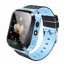 Y03 Smart Watch Kids Wristwatch Touch Screen GPRS Locator Tracker Anti-Lost Smartwatch Baby Safety Watch With Remote Camera SIM