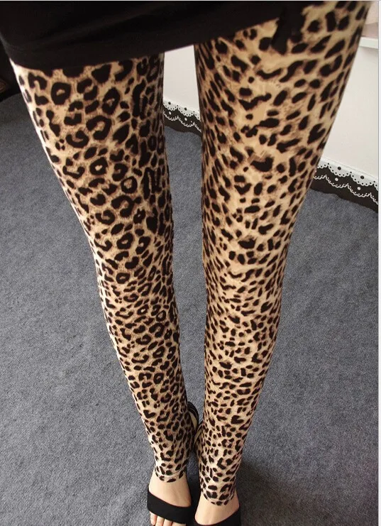 YSDNCHI Leopard Printing Leggins Women Pants 2021 Fashion Slim High Waist Elasticity Gym Fitness Sexy Push Up Leggins ribbed leggings