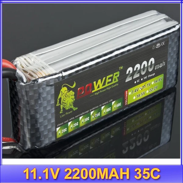 

Lion Power 11.1V 2200MAH 35C max 40C AKKU LiPo RC Battery 3s
