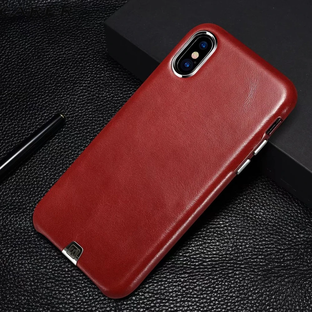 Original For Apple Iphone X Luxury Brand Retro Ultra Thin Slim Hard