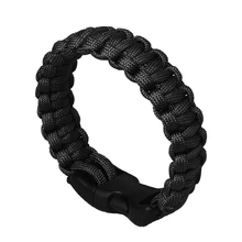Braided Camping Rescue Bracelets Parachute Cord Male Outdoor Emergency Rop Survival Hand Strap Emergency Survival Bracelet outdoor emergency surviving quick release parachute hand rope cord bracelet w whistle blue