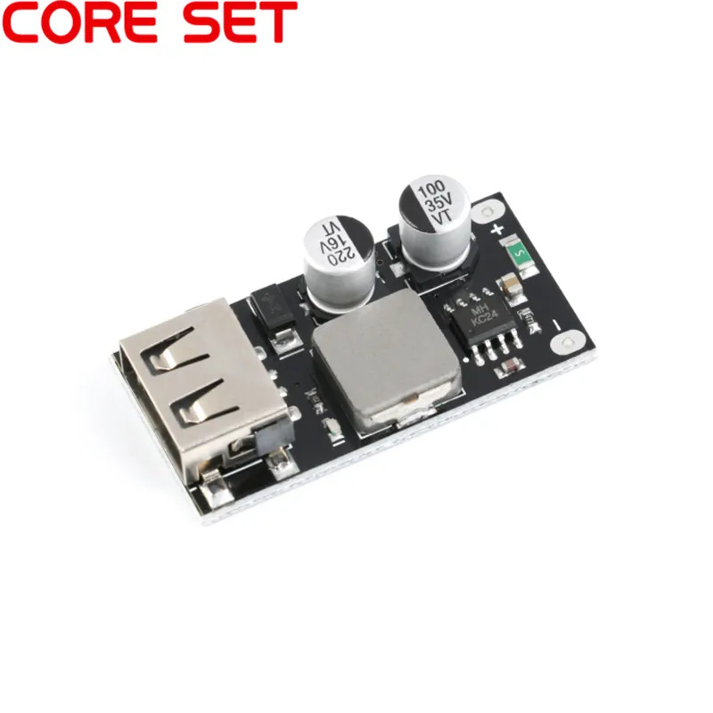 

Fast Quick Charger DC-DC Buck Converter Charging Module QC3.0 QC2.0 USB 6-32V 9V 12V 24V to Circuit Board 3V 5V 12V Step down