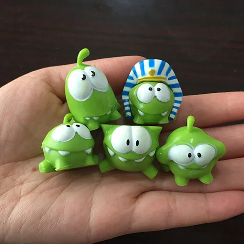 1PCS Rope Frog Android Games Action Figure Doll Cut The Rope OM NOM Candy Gulping Monster