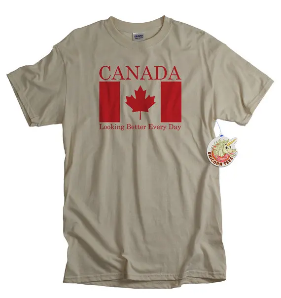 OKOUFEN CANADA Canadian flag tshirt Toronto British Columbia Vancouver