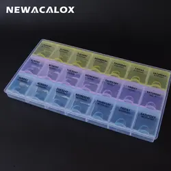 NEWACALOX DIY ящик для инструментов электронный пластик Toolbox порошковой алкоголь шкатулка SMD SMT винт компонент коробка для хранения