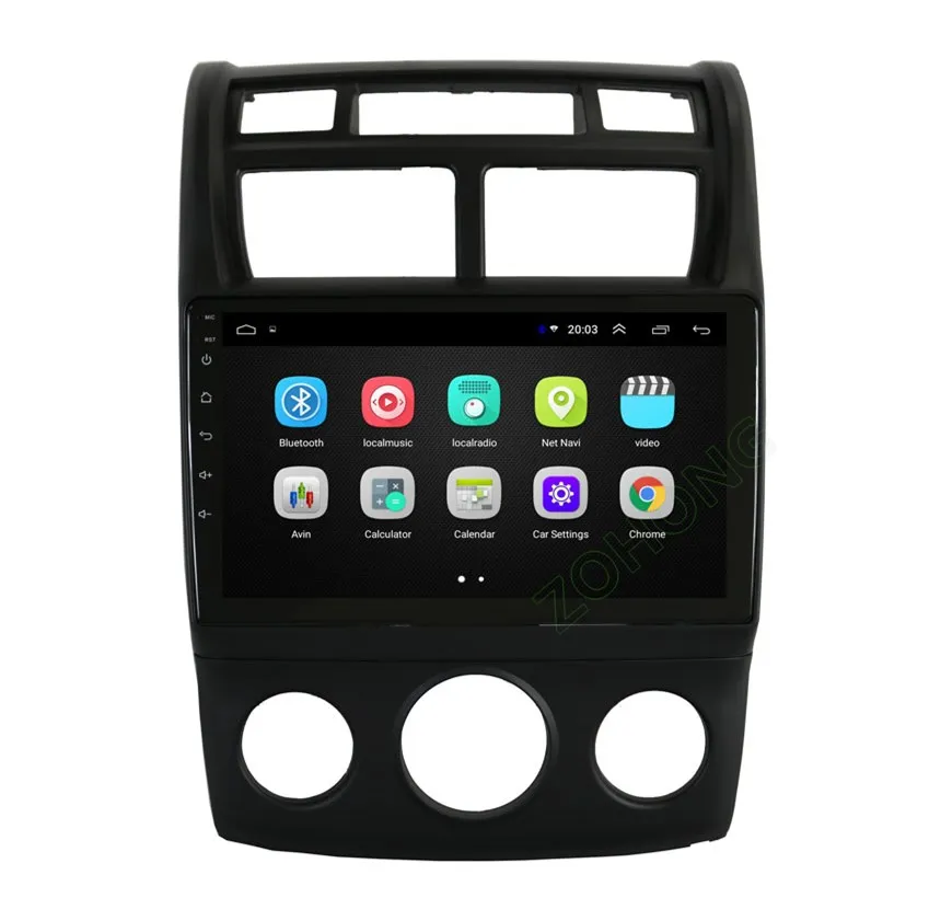 Clearance 2.5D 9 inch Android 8.1 Car DVD Player for KIA Sportage 2006 2007 2008 2009 2010 2011 CAR GPS Radio Navigation BT WIFI Map 25