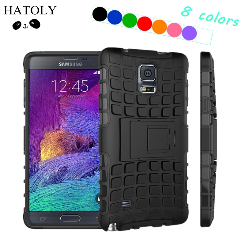 For Cover Samsung Galaxy Note 4 Case Armor Rubber Silicon Phone for N910c &lt |