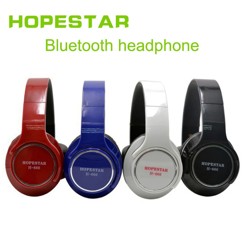 

HOPESTAR H666 Original Wireless headphone Bluetooth Earphone Sweat-proof can be folded and twist out speaker With Mic TF card