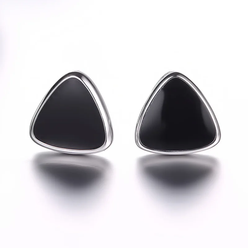 

XIYANIKE 925 Sterling Silver Crystal Dijiao Triangle Silver Earrings For Women Earrings Sterling-silver-jewelry Brincos VES6411