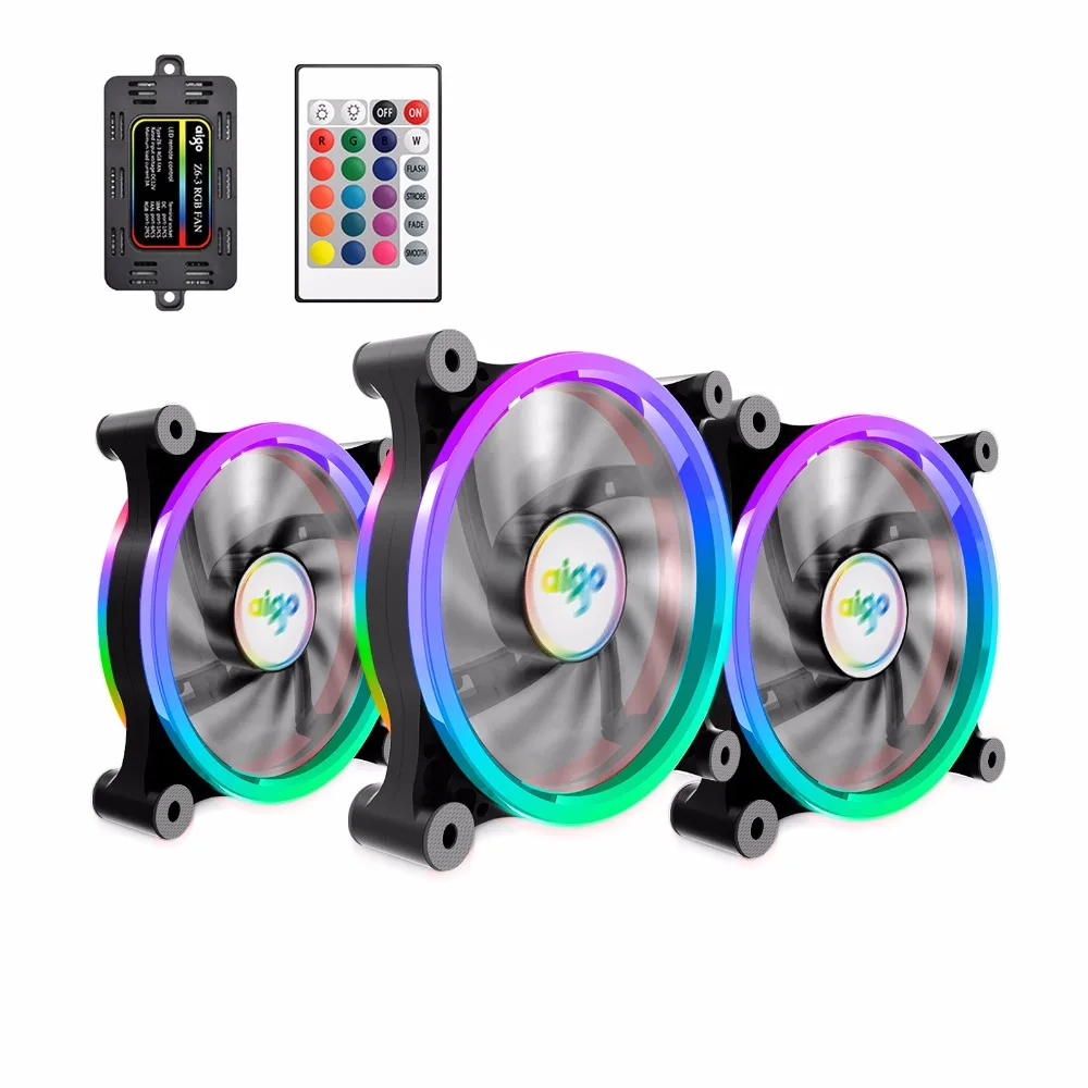 Подсветка кулера deepcool. AIGO led Case Fan 120mm RGB. AIGO RGB кулер. AIGO led Case Fan 120mm RGB Размеры. AIGO 120 мм.