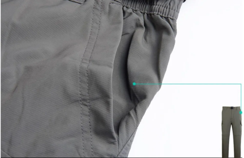 Мужские штаны для рыбалки, ультра-светильник, дышащие быстросохнущие UPF45 брюки, много карманов, отстегивающиеся штаны, брюки для походов на открытом воздухе