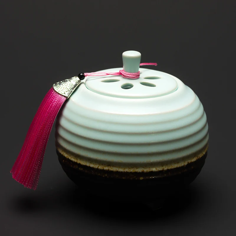 

PINNY Ceramic Electric Incense Burner Incense Powder Essential Oil Censer Clean Air Aromatherapy Electricity Incense Base
