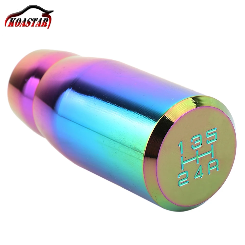 Neo Chrome 5 speed Gear knob Long manual Bar Shape Drifting Shift Knob