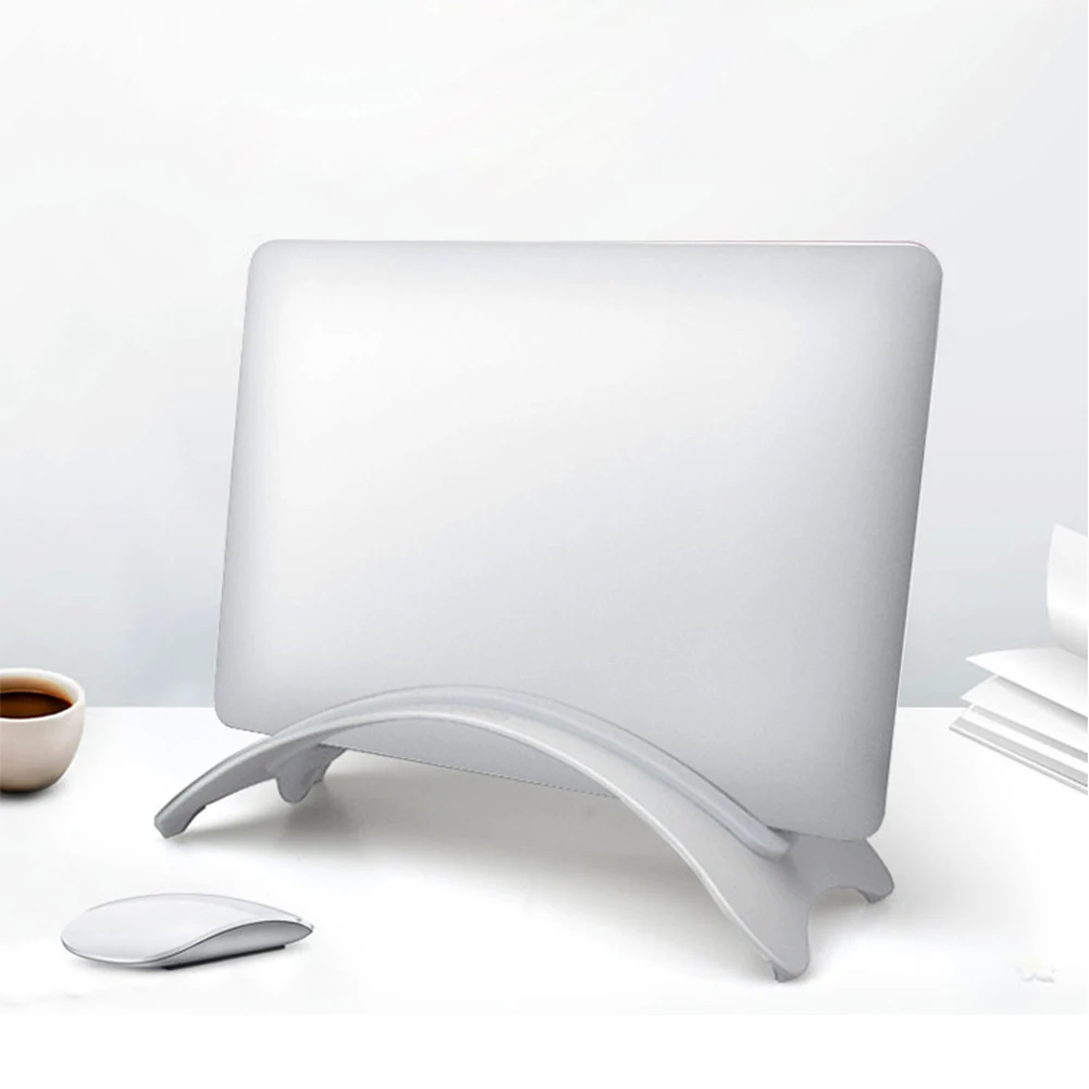  Stable Portable Vertical Desktop Base Accessories Erected Holder Storage Rack Laptop Stand Aluminum