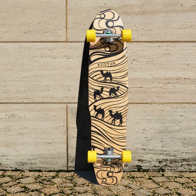Cheap KOSTON pro dancing style longboard completes  ,44inch long skateboard  completed set for board walking purpose