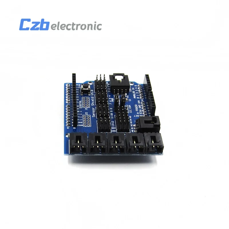 HX09D017  Sensor Shield V4.0 V4 Digital Analog Module Expansion Development Board for DIY Kit For Arduino UNO(3)