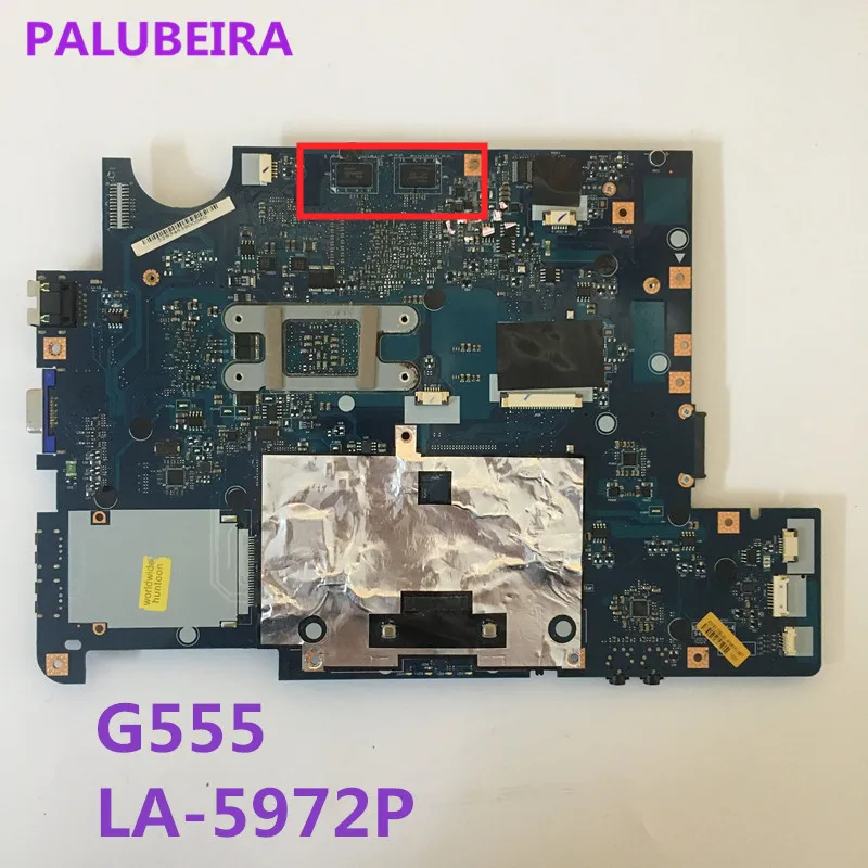 

PALUBEIRA LA-5972P laptop Motherboard For lenovo G555 NOTEBOOK PC With 4 VGA chip 100% test