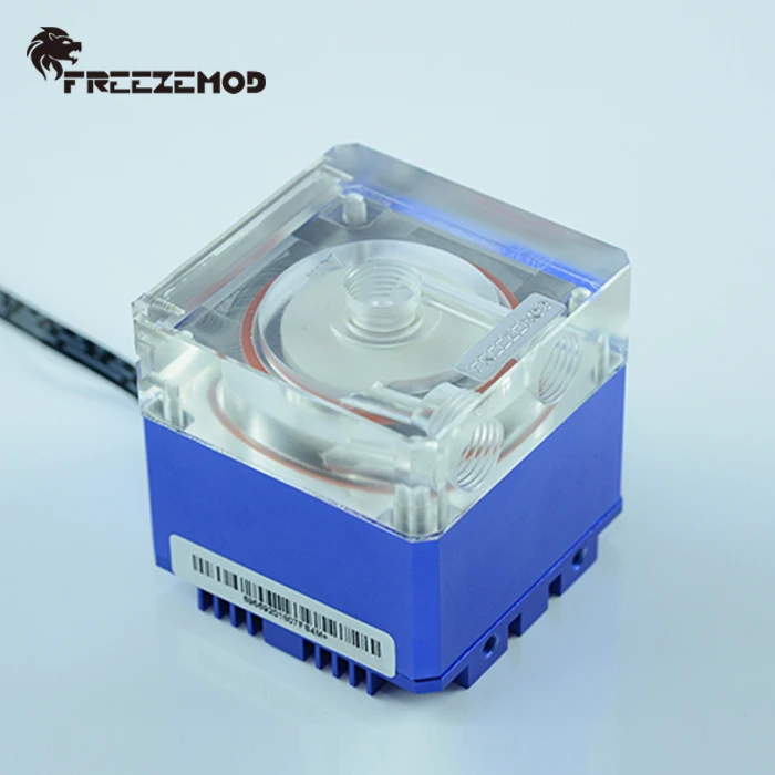 FREEZEMOD Compute охлаждения ПК водяное охлаждение бесшумный насос PWM интеллигентая(ый) потока 800L/ч 12 В/5 V RGB светильник Aura. PU-FS4M