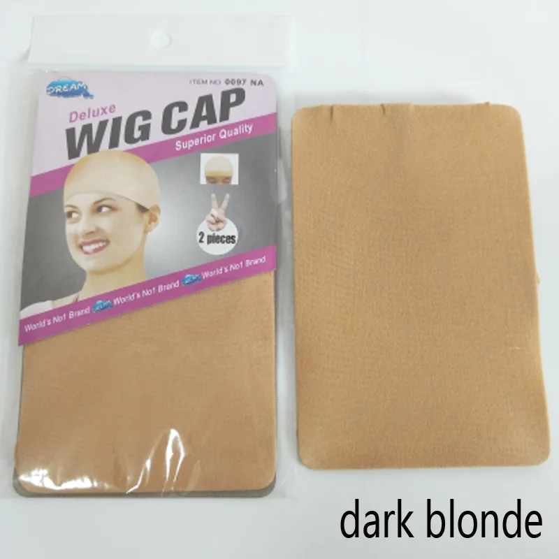 2PCS Deluxe Wig Cap Mesh Wig Cap Hair Nets Wig Liner Hairnet Snood Glueless Dome Wig Cap Stretchable Elastic Hair Net 5 colors