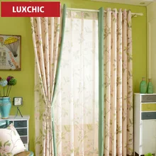 HOT american Printed Linen Cotton Curtains for Living Room Bedroom Custom Made Modern Curtains Tulle Voile Drapes Kids Rideaux