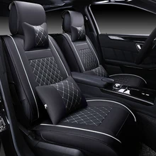 Front+rear Special Leather Car Seat Covers For Land Rover Range Rover Sport Discovery 4 Freelander 2 Defender car accessories