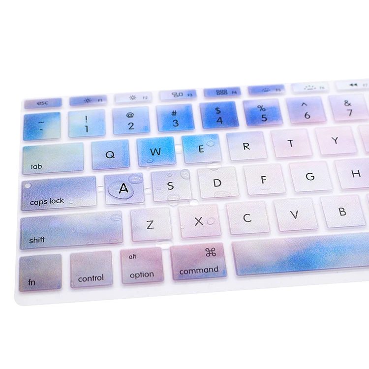 HRH тонкий модный дизайн клавиатуры Крышка силиконовая кожа протектор Защитная пленка для MacBook Air 11," A1465/A1370 Версия США