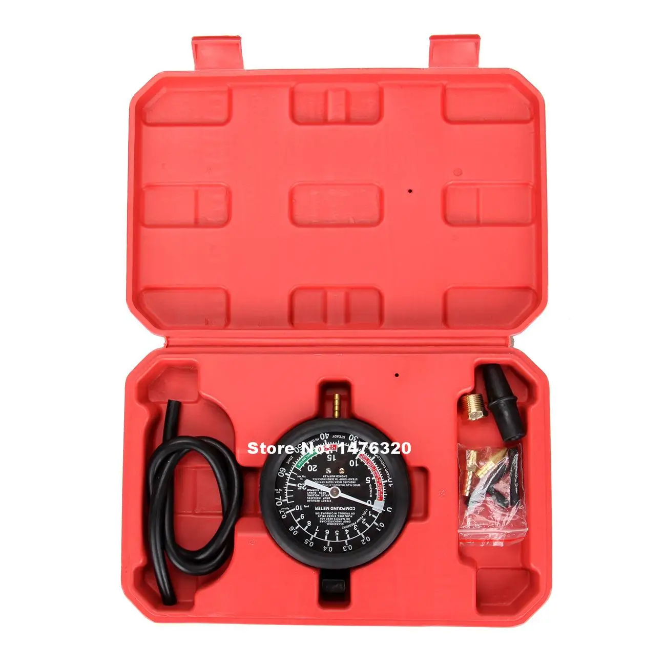 Car Fuel Pump And Vacuum Gauge Pressure Tester Tool Set AT2153in
