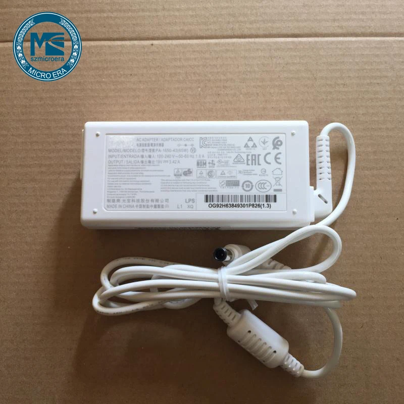 19V 3.42A 2.53A зарядное устройство для ноутбука адаптер питания LG Gram14Z970 15ZD980 |