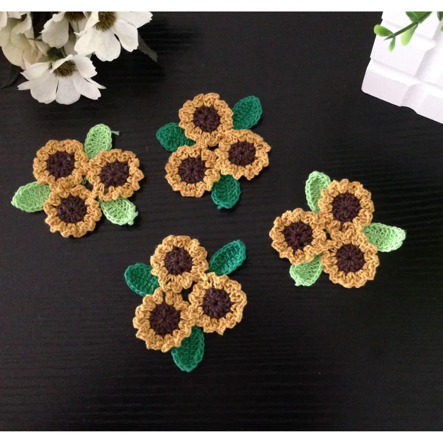 DIY Remendos De Algodão Crochet Doily Coaster