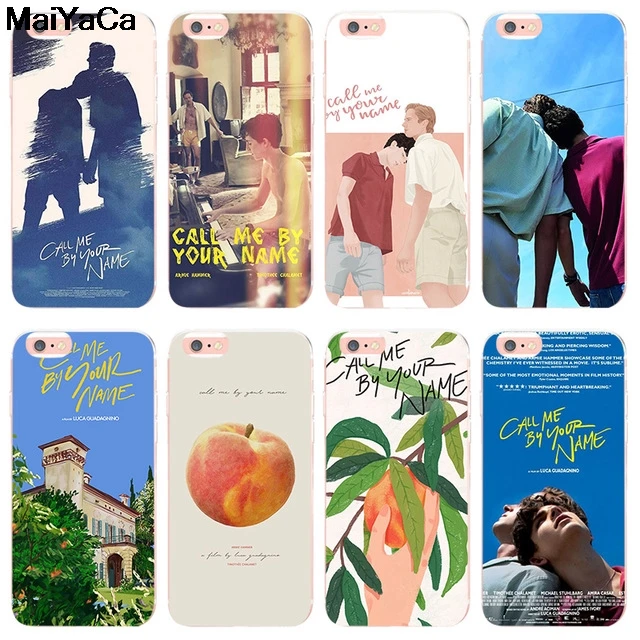 MaiYaCa Call Me By Your Name for iPhone 4S SE 5C 5S 5 6 6S 7 8 Plus X XR XS MAX Phone Cases transparent Soft TPU Cover | Мобильные