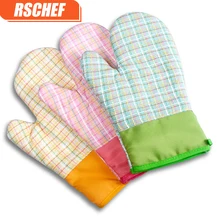 RSCHEF кухонная микроволновая печь жаростойкие и анти-горячие перчатки посуда для выпечки утолщенная Высокая температура Изоляция случайный цвет