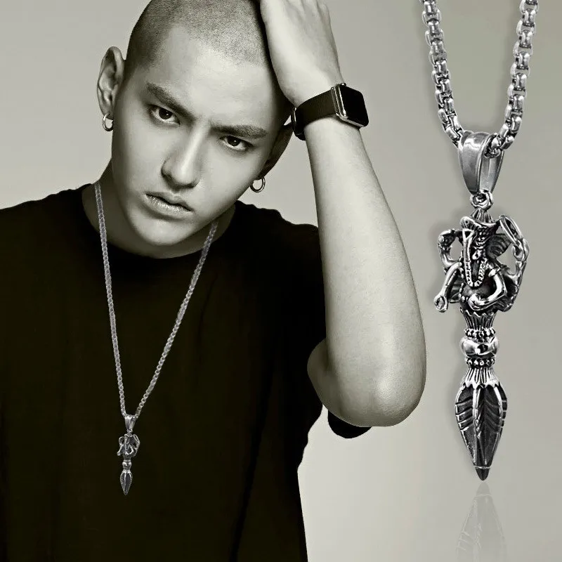 Tibet jewelry Cool Man's tibet jewelry amulet popular biker Necklace Tibet jewelry Cool Man's tibet jewelry amulet popular biker Necklace