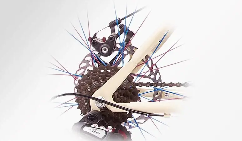 Discount New mountain bike disc brake V brake student student cross country racing variable speed damping 6