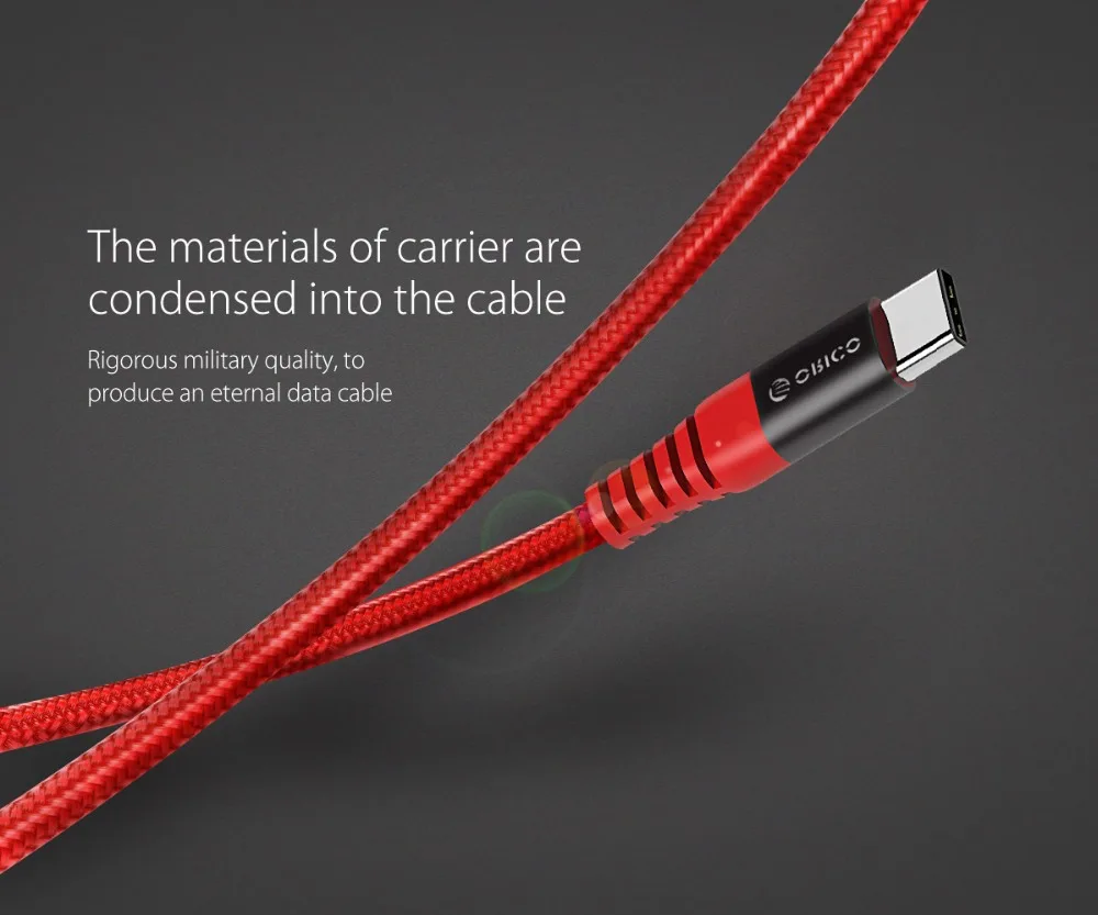 ORICO 1 м нейлоновые USB кабели 2.4A кабель для быстрой зарядки для iPhone x 8 7 6 5 Plus iPad кабель для передачи данных для мобильного телефона кабель зарядного устройства