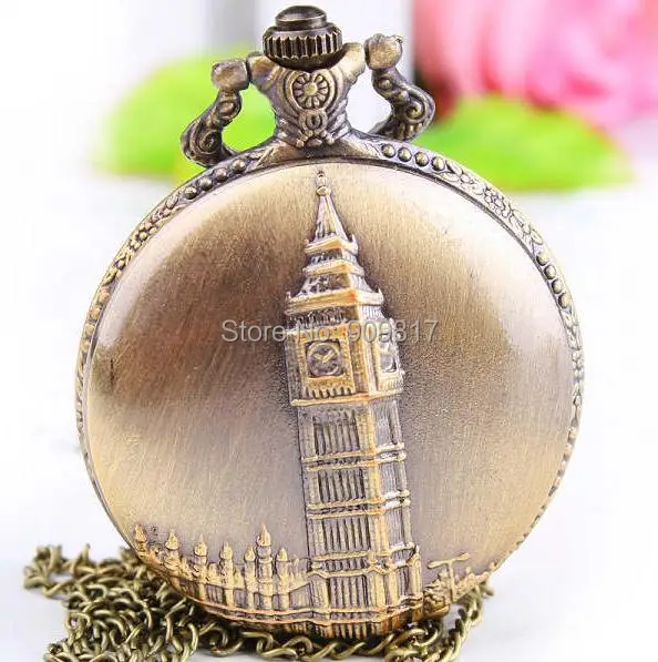 Классические кварцевые часы в стиле стимпанк с изображением колокольчиков и