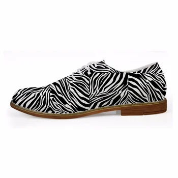

Customized New 2019 Men Casual Leather Shoes Summer Breathable Oxfords for Man Male Leopard Stripe Printing Lace Up Flag Shoes