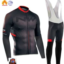 Northwave Pro Team Зимняя одежда для велоспорта дышащая Ropa Ciclismo Одежда с длинным рукавом для горного велосипеда одежда для спорта на открытом воздухе
