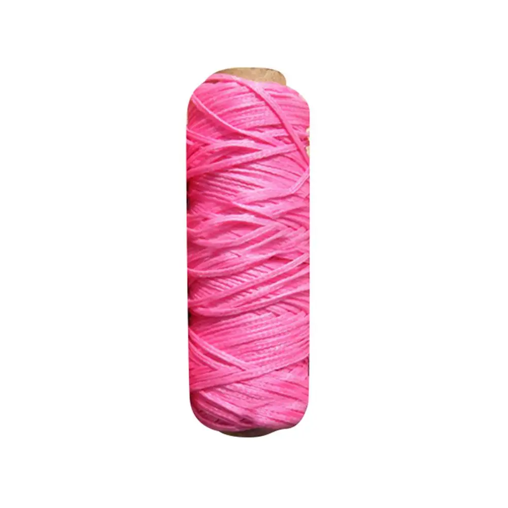 as shown Flat Waxed Thread 210D 30M Wax String Cord Sewing Craft Tool Portable For DIY Handicraft Leather Products Waxed Thread Cord - Цвет: as shown
