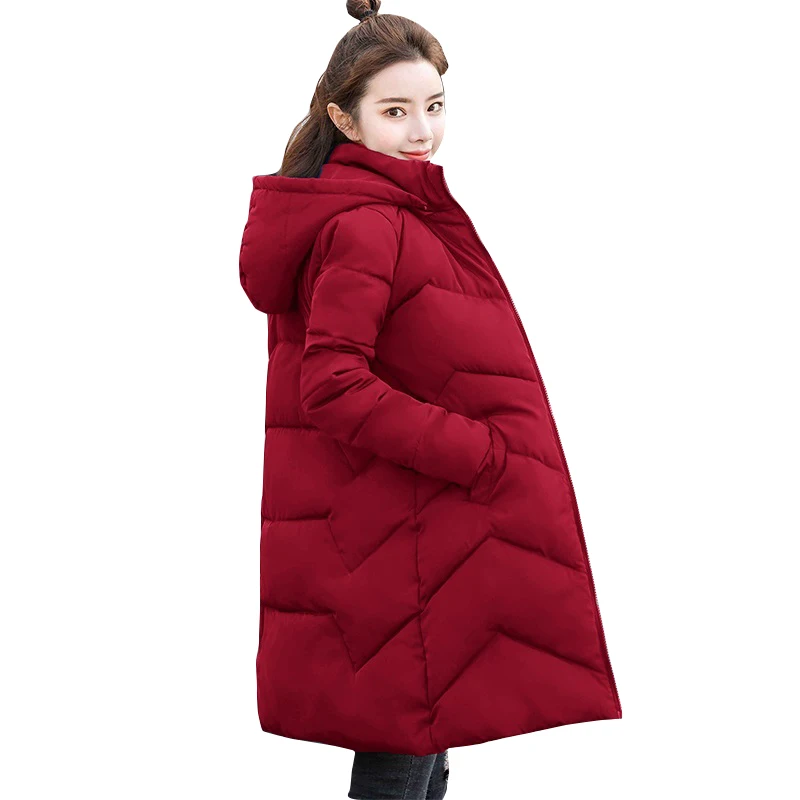 

2019 Hooded Winter Jacket Women Plus Size S- 6XL Winter Coat Female Jacket Warm Long Parkas Womens Down jacket Jaqueta Feminina