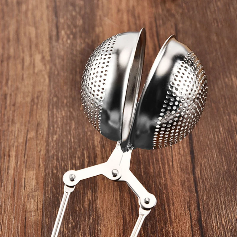 Stainless Steel Tea Infuser Mesh Tea Strainer Reusable Tea Ball Filter with Handle Loose Leaf Herb Puer Tea Accessories (7)