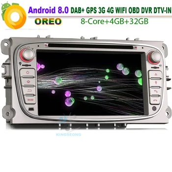 

Android 8.0 DAB+ Octa Core Canbus RDS OBD SD WiFi 3G 4G DVR DVD Radio BT Car GPS Navigation FOR Ford Focus C/S-Max Mondeo Galaxy