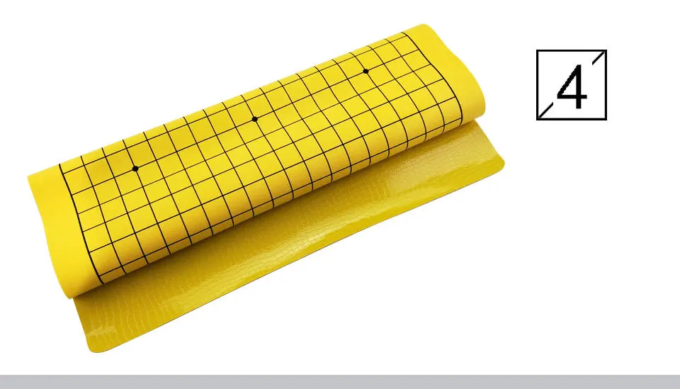 Yernea Go Game Chess board One Side Weiqi Chessboard Synthetic Leather Flannelette Checkerboard 19 Line Road Chess Games (5)