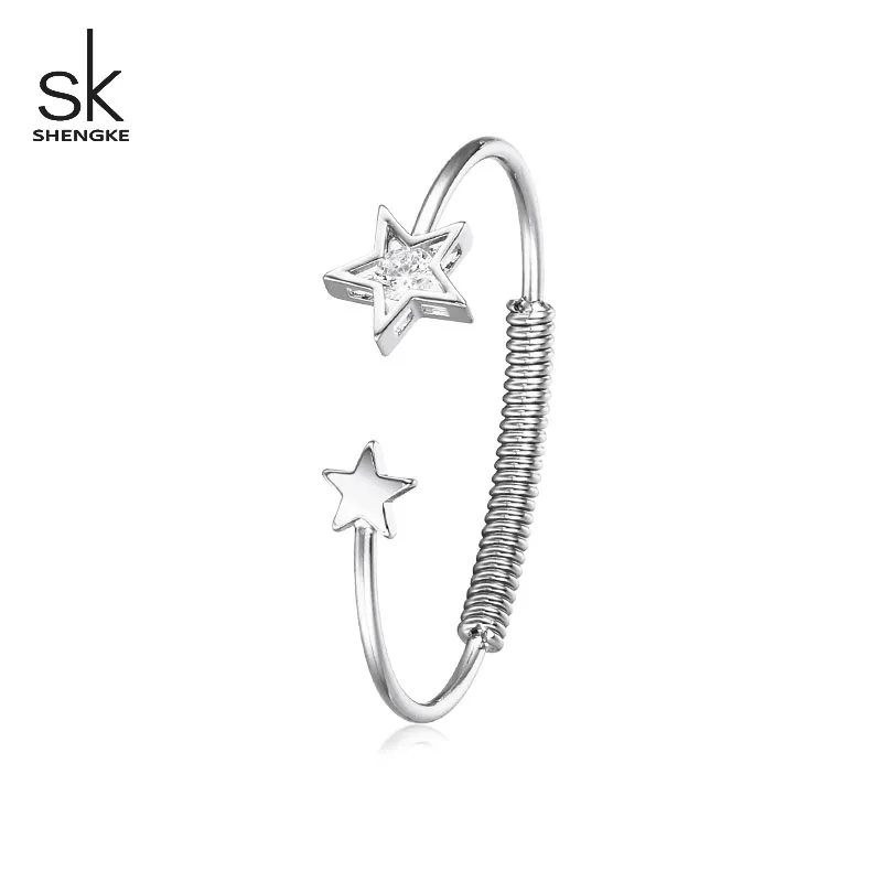 

2019 New Fashion Women Bracelet Hot Rose Gold/Silver Alloy Charm Bracelet Female Personality Jewelry Gift Mujer Pulseras