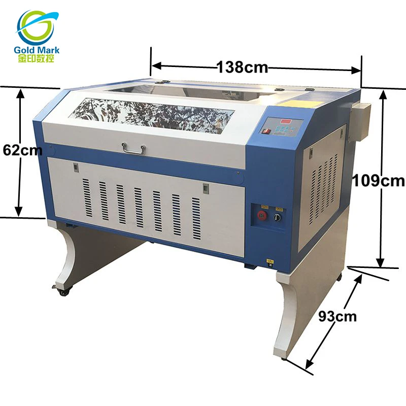 Бесплатная доставка TS6090 CO2 80/90/100 Вт станок для лазерной резки мини лазерный