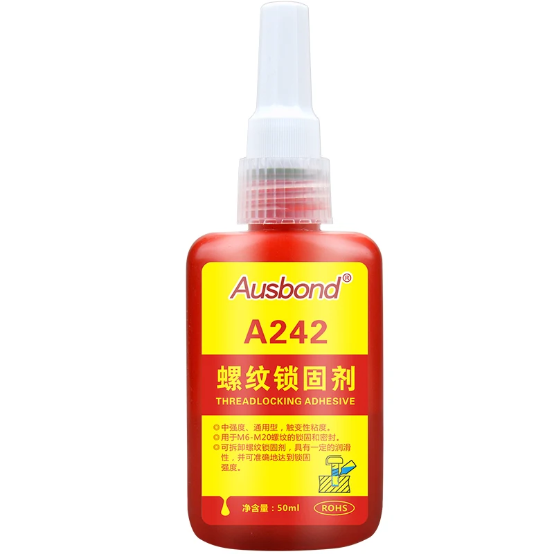 Ausbond A222 242 243 262 271 272 277 290 Threadlocker клей Винт клей анаэробный клей