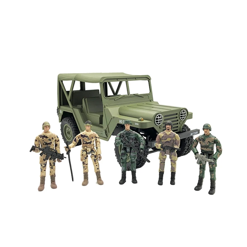 4 шт. WPL B36 JJRC Q65 MN 90 Subotech BG1522 имитирующая военный экшн фигурки кукла 10 см